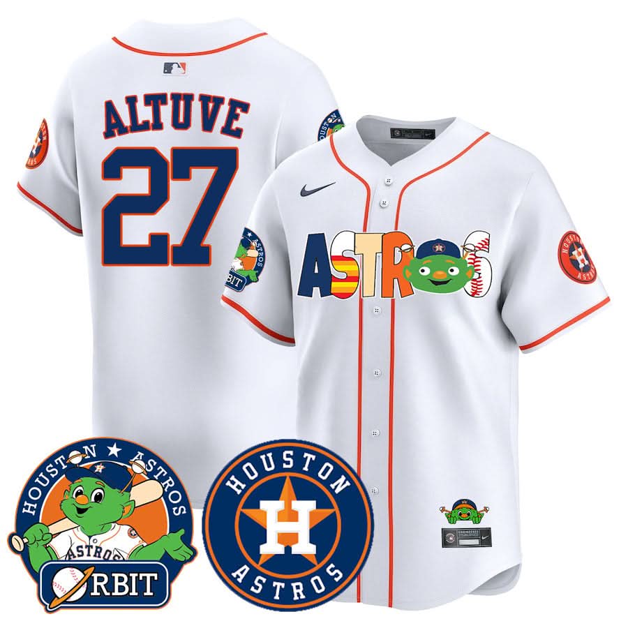 Houston Astros Orbit Vapor Premier Jersey - Stitched