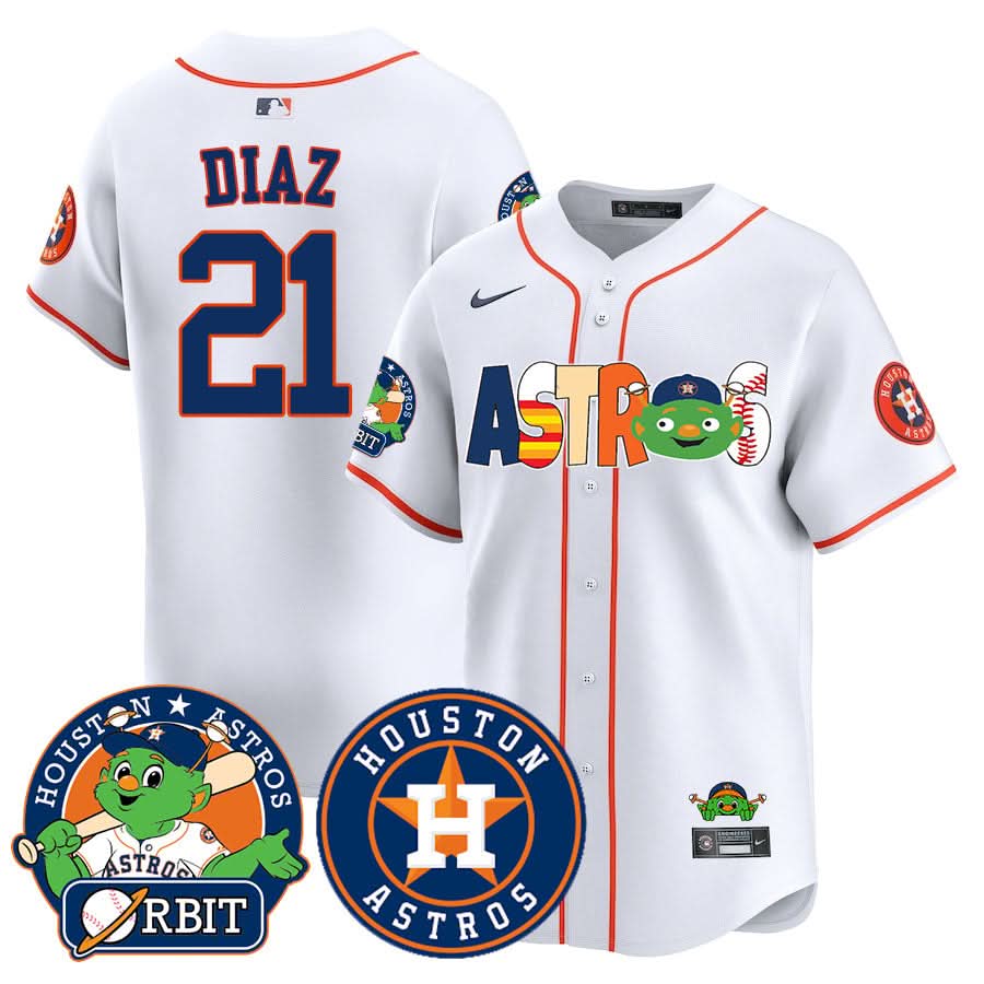 Houston Astros Orbit Vapor Premier Jersey - Stitched