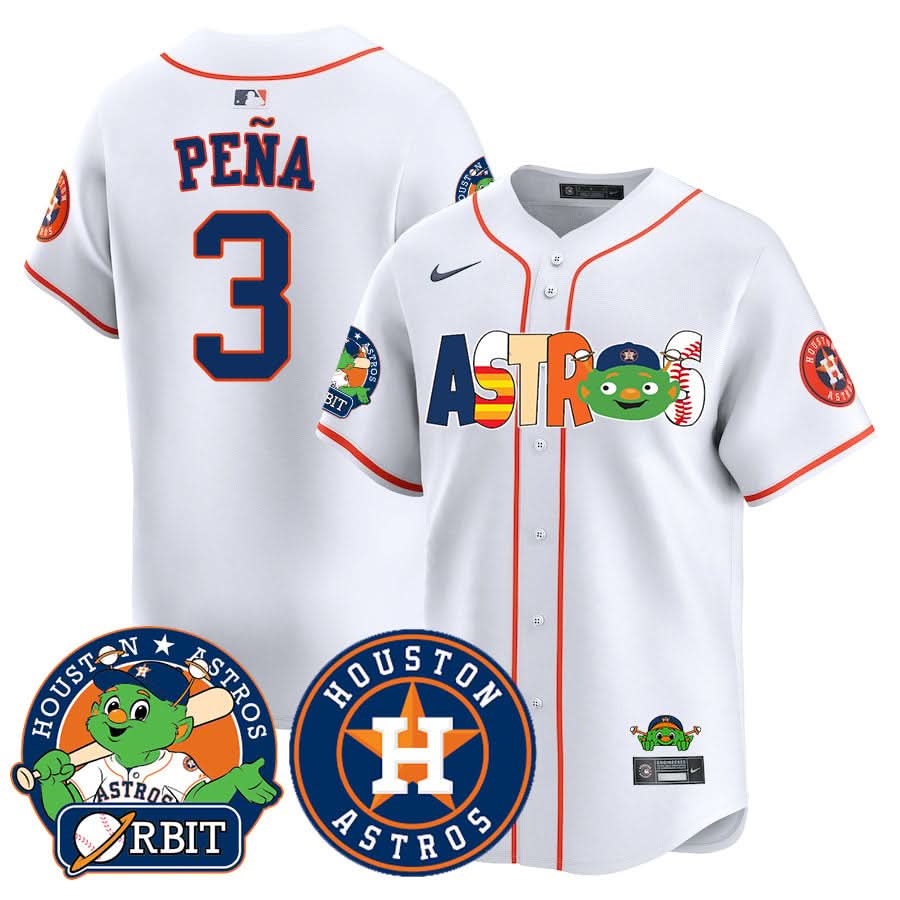Houston Astros Orbit Vapor Premier Jersey - Stitched