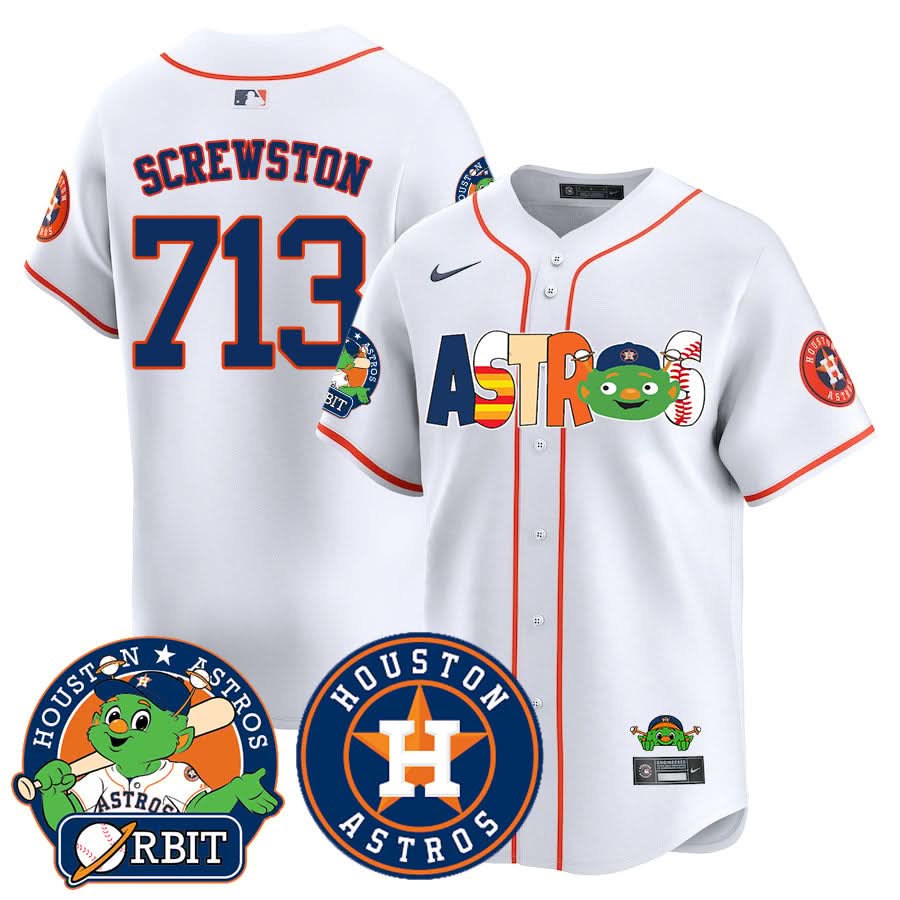 Houston Astros Orbit Vapor Premier Jersey - Stitched