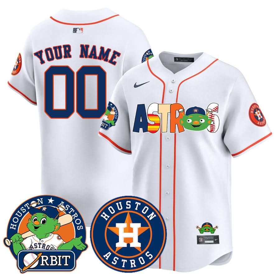 Houston Astros Orbit Vapor Premier Custom Jersey - Stitched