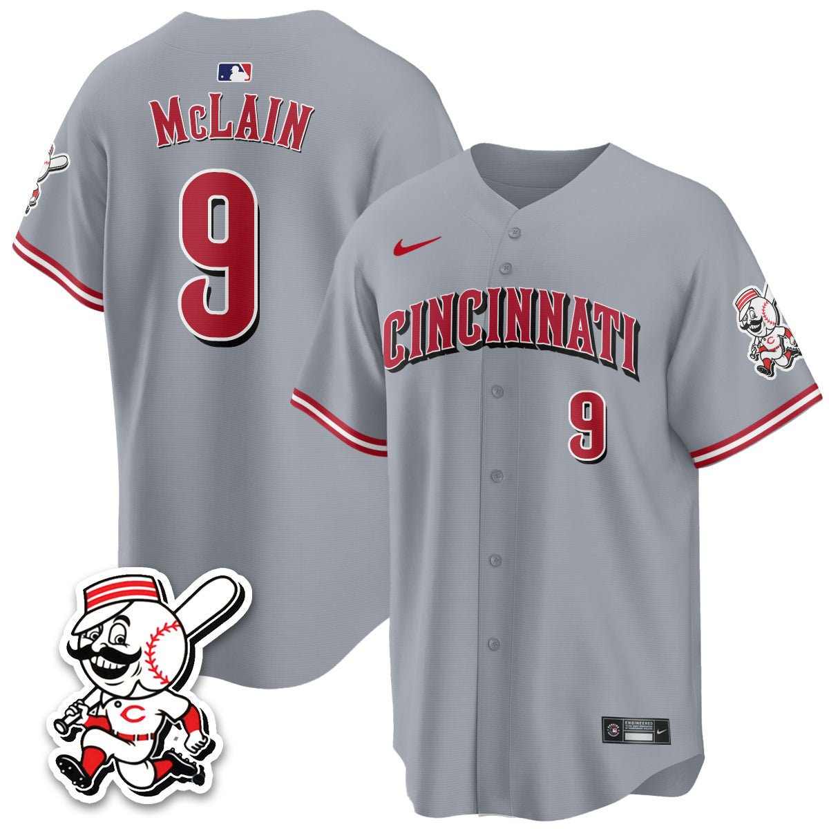 Cincinnati Reds 2026 City Connect Limited Vapor Jersey - Stitched