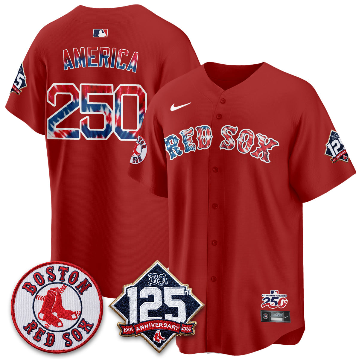 Boston Red Sox Americana 2026 Vapor Limited Jersey - Stitched
