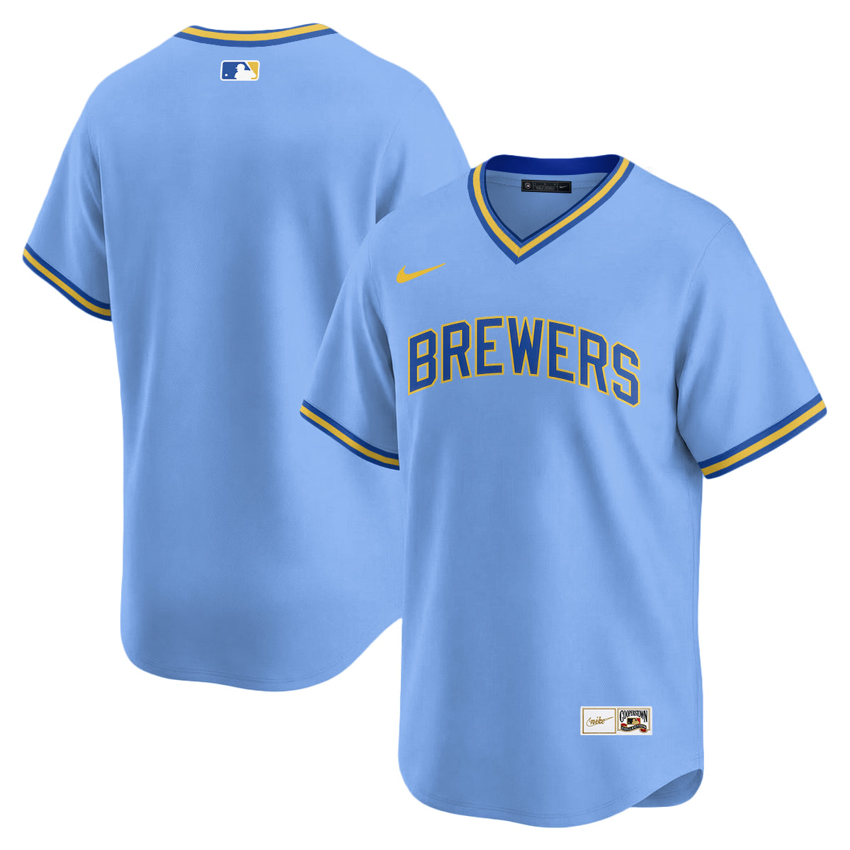 Milwaukee Brewers "Legacy Edition" Vapor Jersey - Stitched-Cuztomshoes