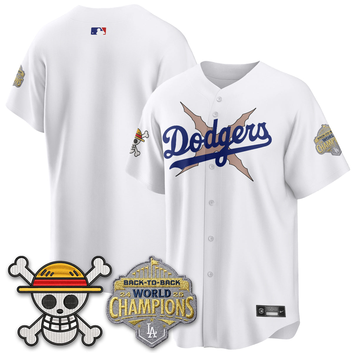 Los Angeles Dodgers x OP Vapor Jersey -Stitched V2-Cuztomshoes