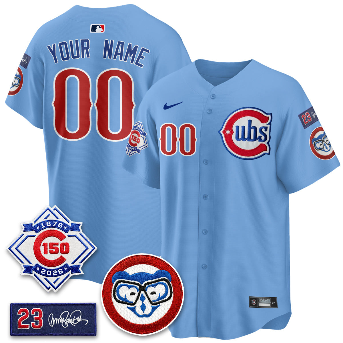 Chicago Cubs 150th Anniversary Holy Cow Vapor Premier Limited Custom Jersey - Stitched