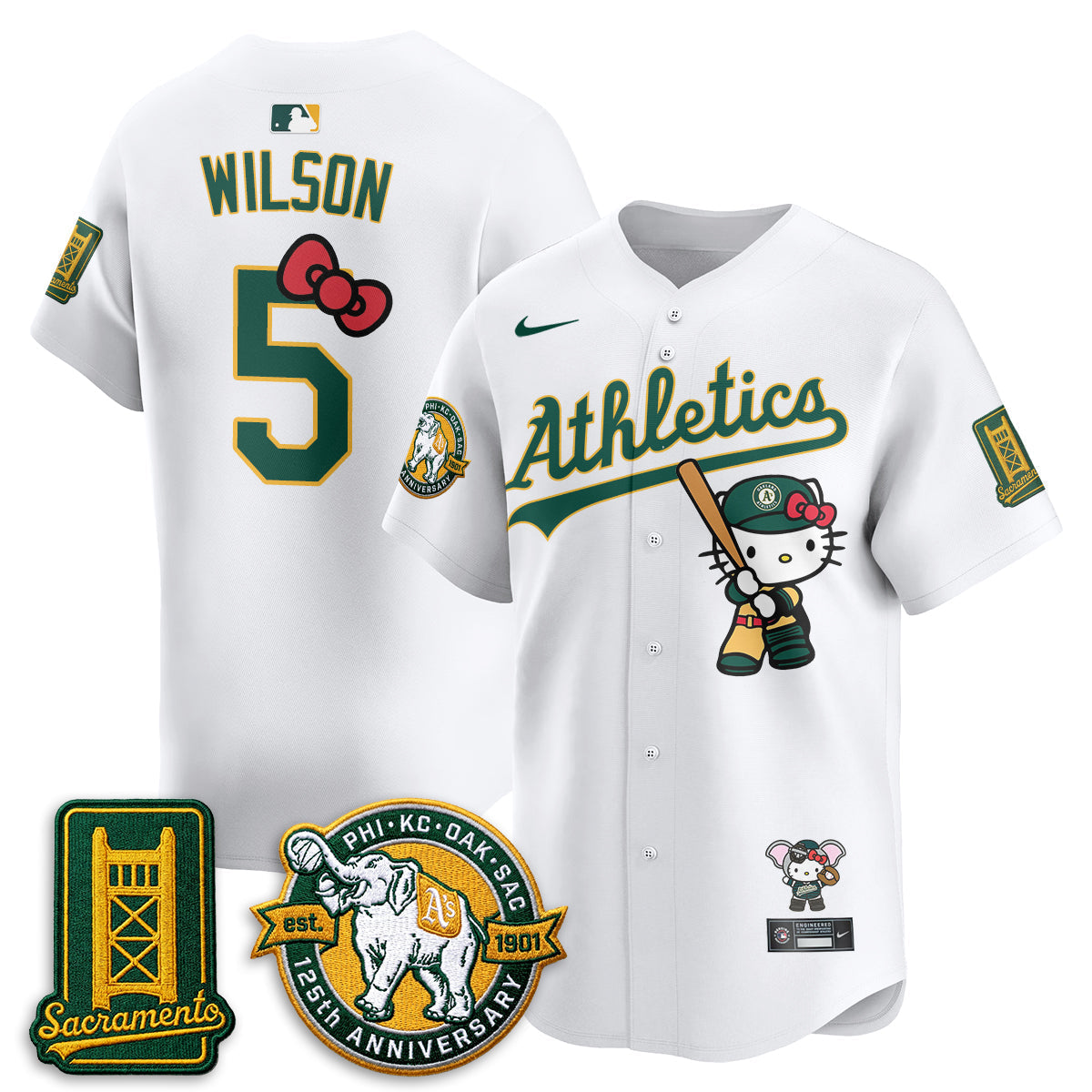 Athletics x Meow KT 2026 Vapor Limited Jersey - Stitched
