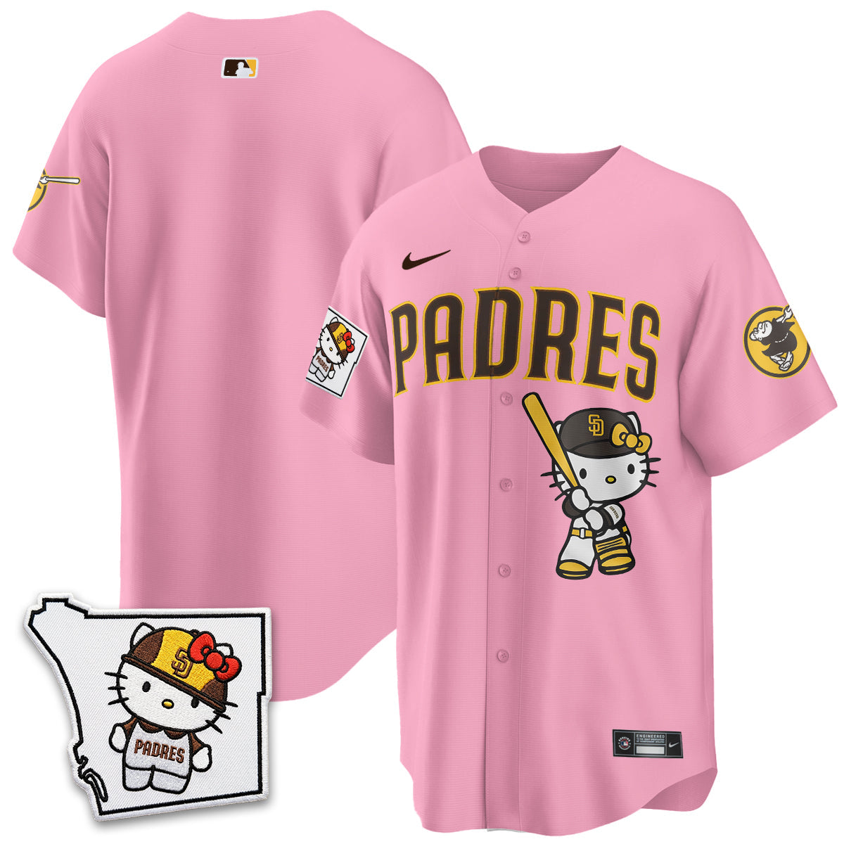 San Diego Padres x Meow KT Vapor Limited Jersey - Stitched V2