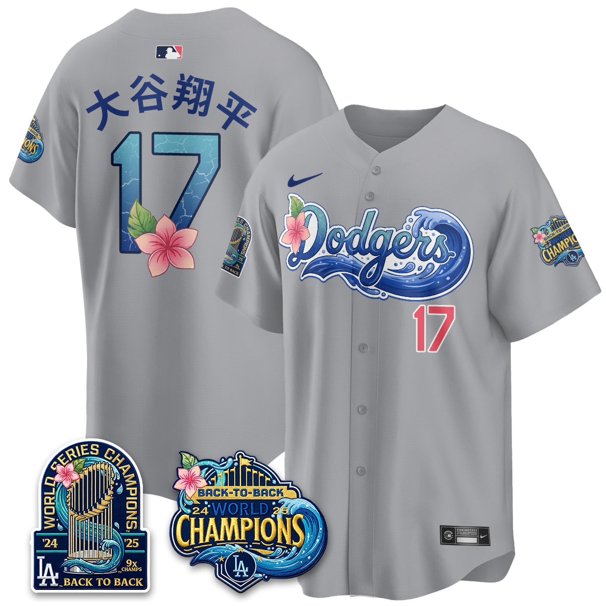 Los Angeles Dodgers Aloha Spirit Vapor Limited Jersey - Stitched-Cuztomshoes