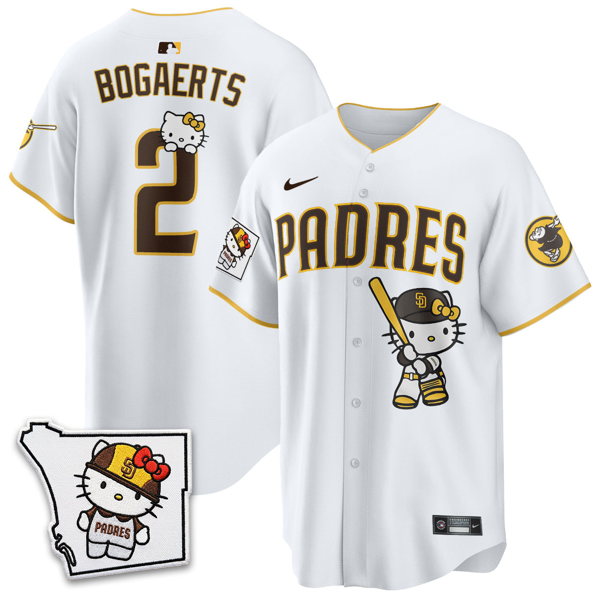 San Diego Padres x Meow KT Vapor Limited Jersey - Stitched V2