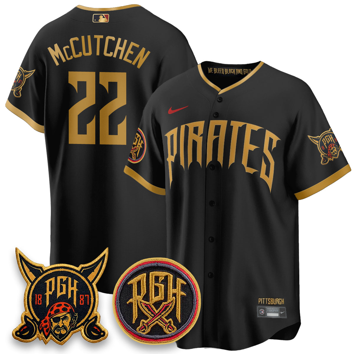 Pittsburgh Pirates 2026 City Connect Vapor Premier Limited Jersey - Stitched