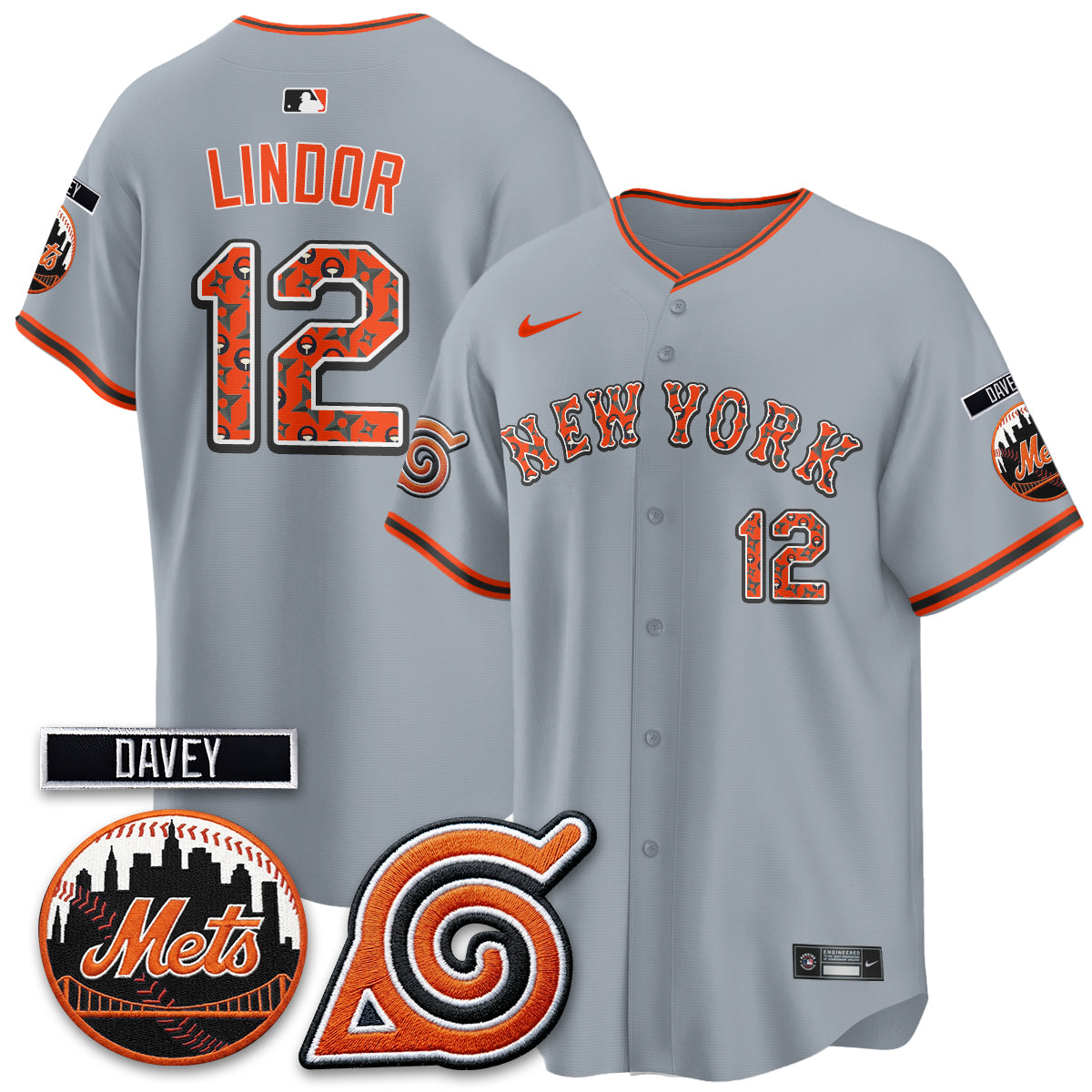 New York Mets x Naruto Nights 2026 Vapor Limited Jersey - Stitched V2
