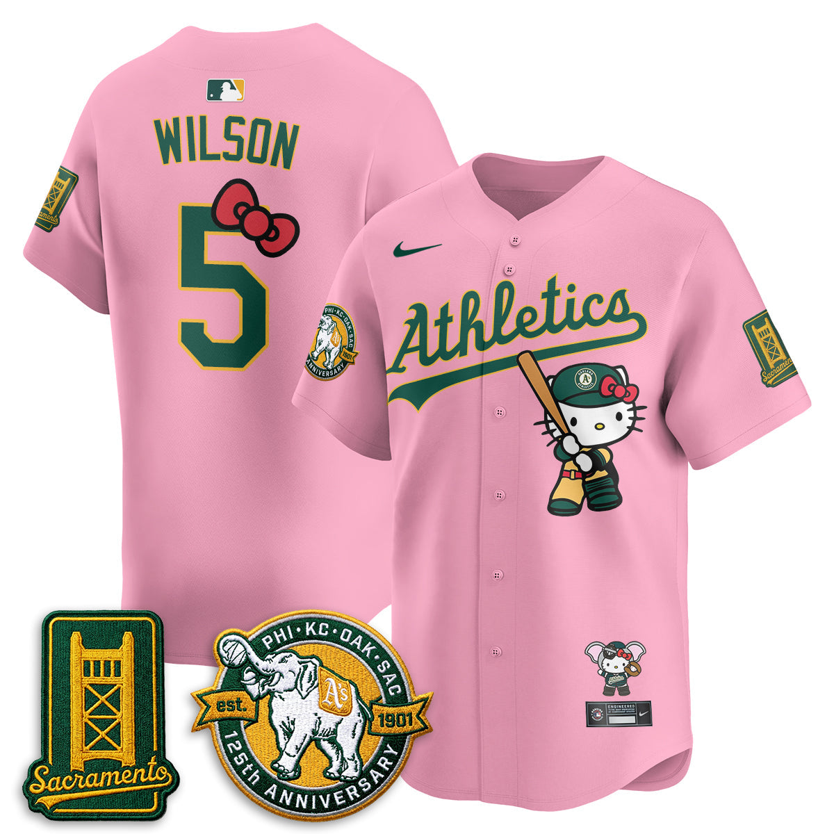 Athletics x Meow KT 2026 Vapor Limited Jersey - Stitched