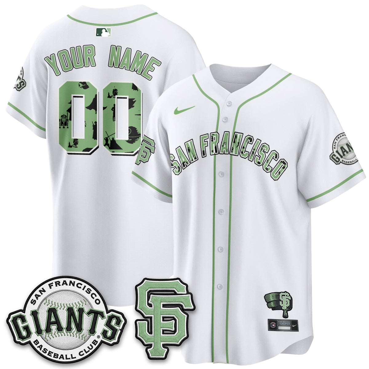 San Francisco Giants 2026 SW Vapor Limited Custom Jersey - Stitched