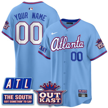 Atlanta Braves 2026 City Connect Vapor Limited Custom Jersey - Stitched V3