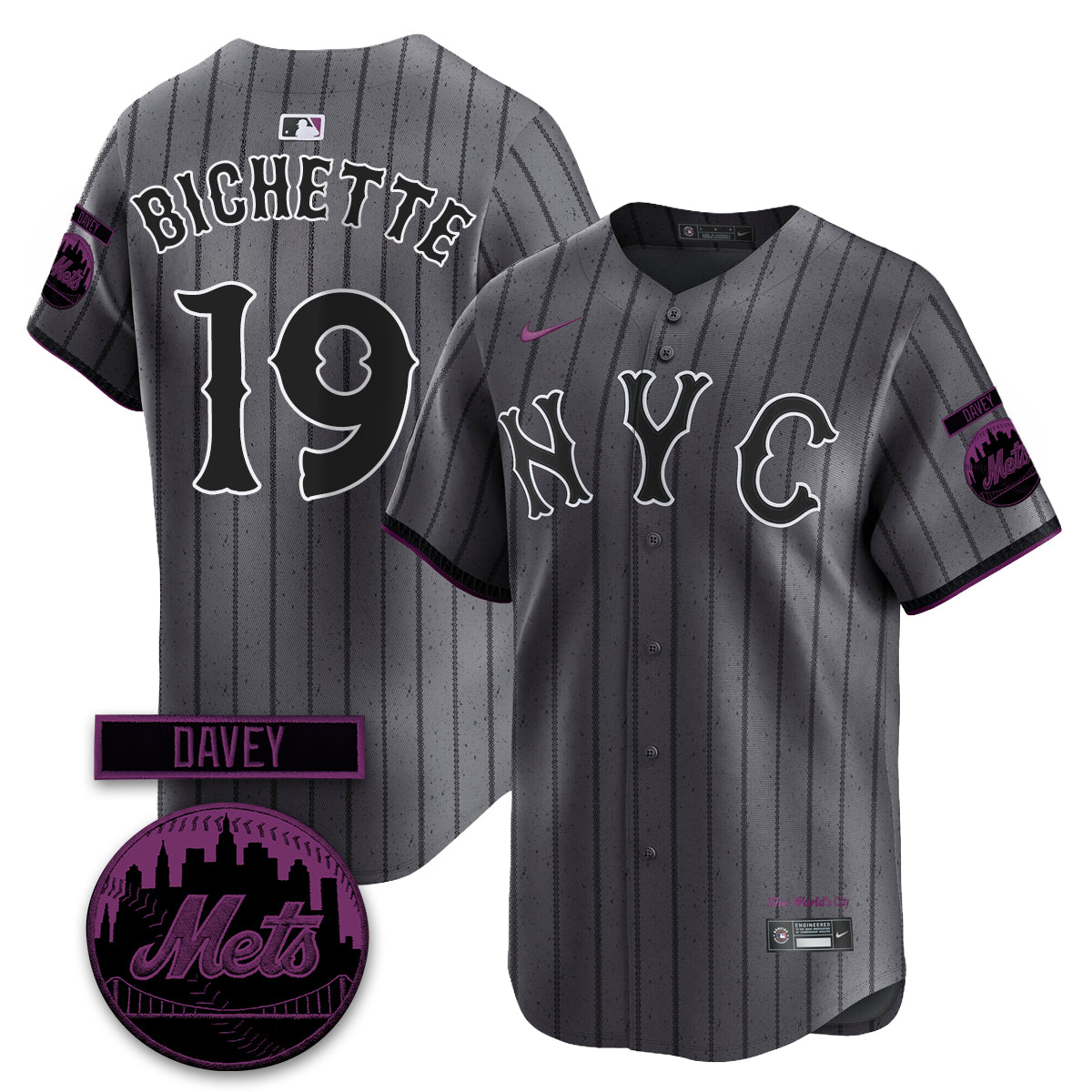 New York Mets 2026 Davey Johnson Memorial Vapor Limited Jersey - Stitched