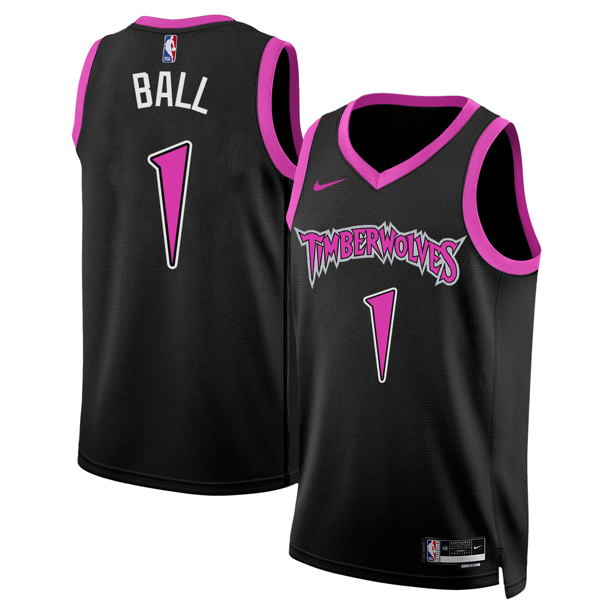 Minnesota Twins #1 of Minnesota LaMelo Ball Jersey - Stitched-Cuztomshoes