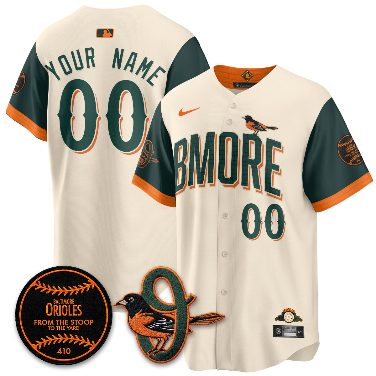 Baltimore Orioles 2026 City Connect Vapor Premier Limited Custom Jersey - Stitched-Cuztomshoes