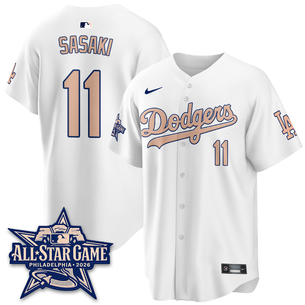 Los Angeles Dodgers All Star Game 2026 Vapor Jersey - Stitched-Cuztomshoes