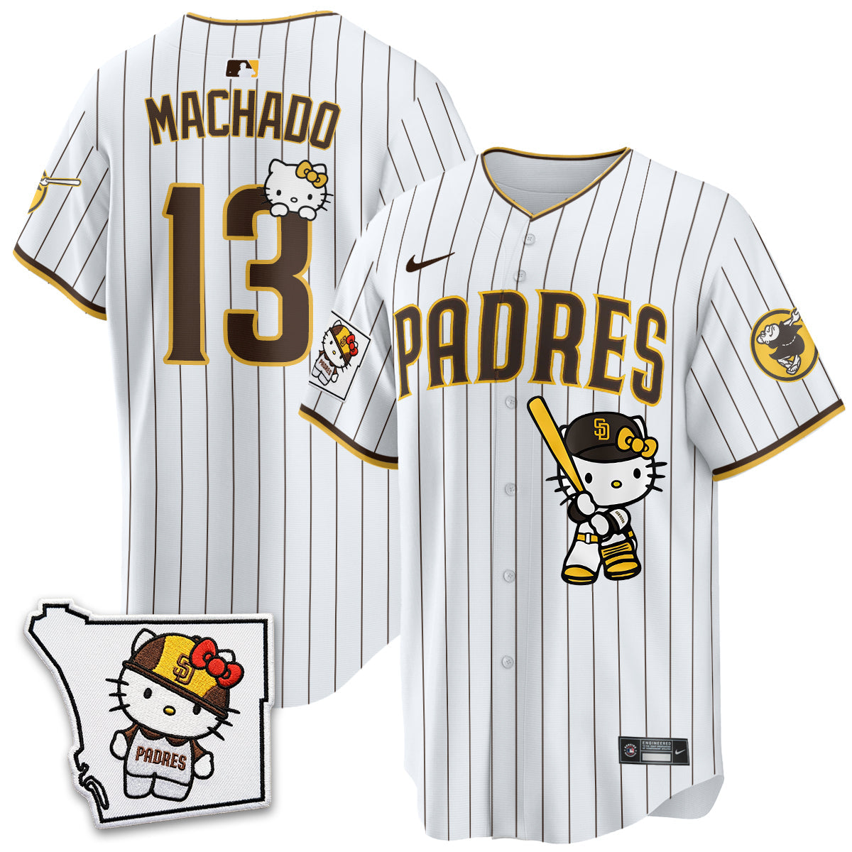 San Diego Padres x Meow KT Vapor Limited Jersey - Stitched V2