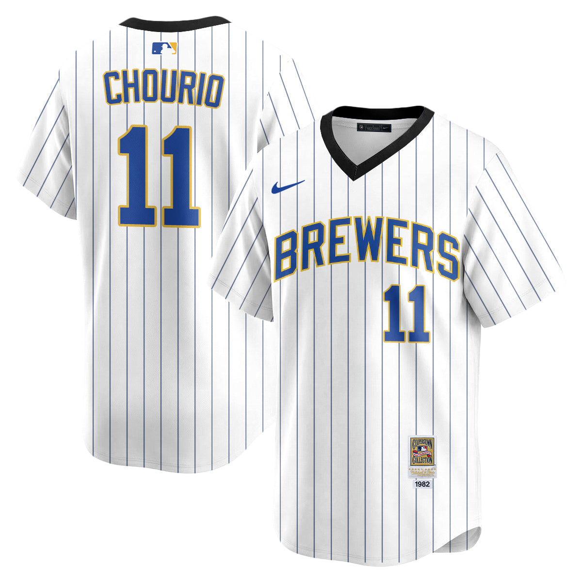 Milwaukee Brewers "Legacy Edition" Vapor Jersey - Stitched-Cuztomshoes