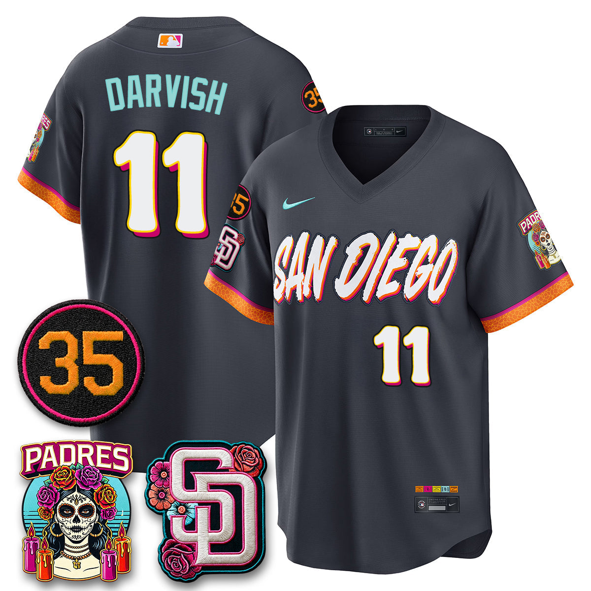 San Diego Padres 2026 City Connect Vapor Limited Jersey - Stitched V3