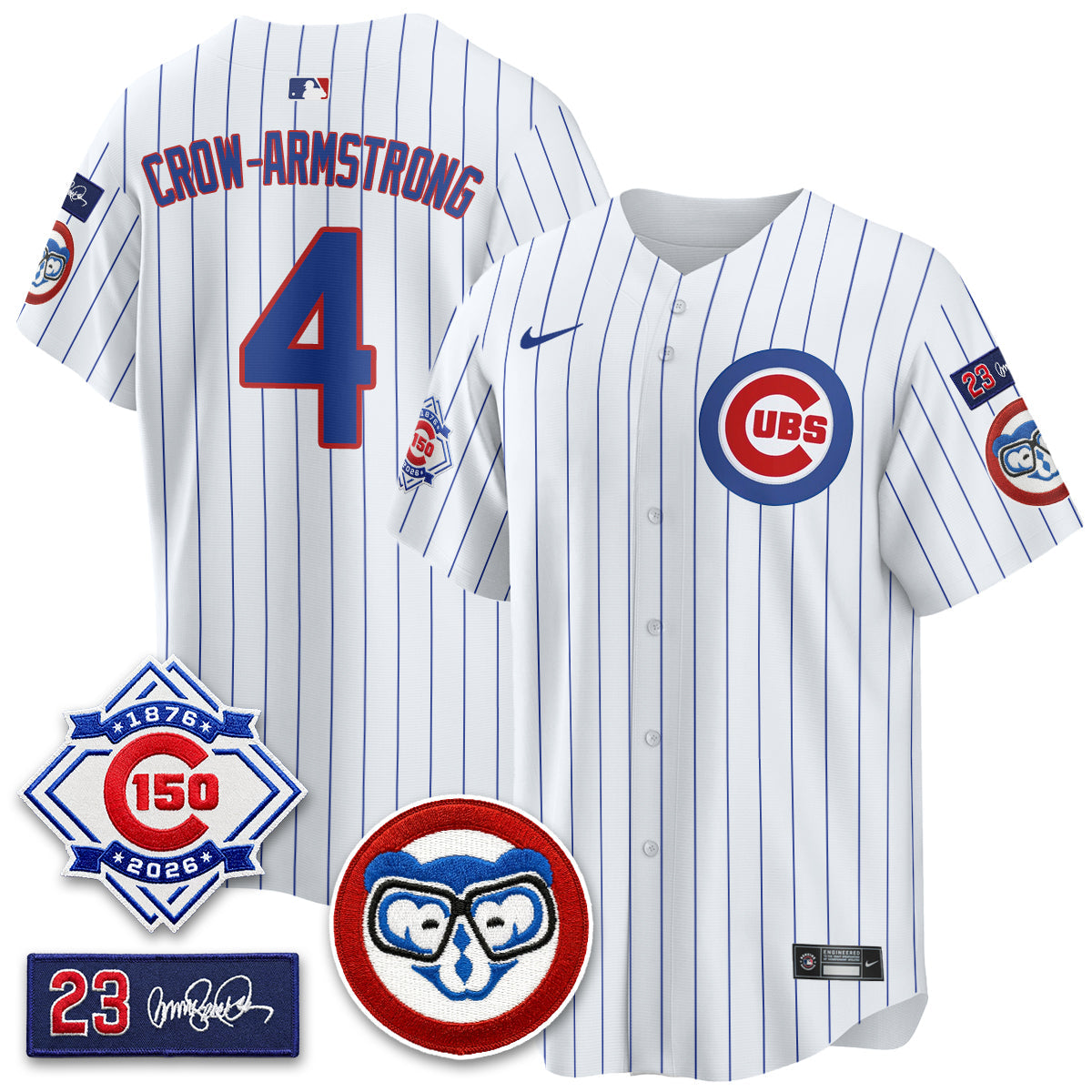 Chicago Cubs 150th Anniversary Holy Cow Vapor Premier Limited Jersey - Stitched