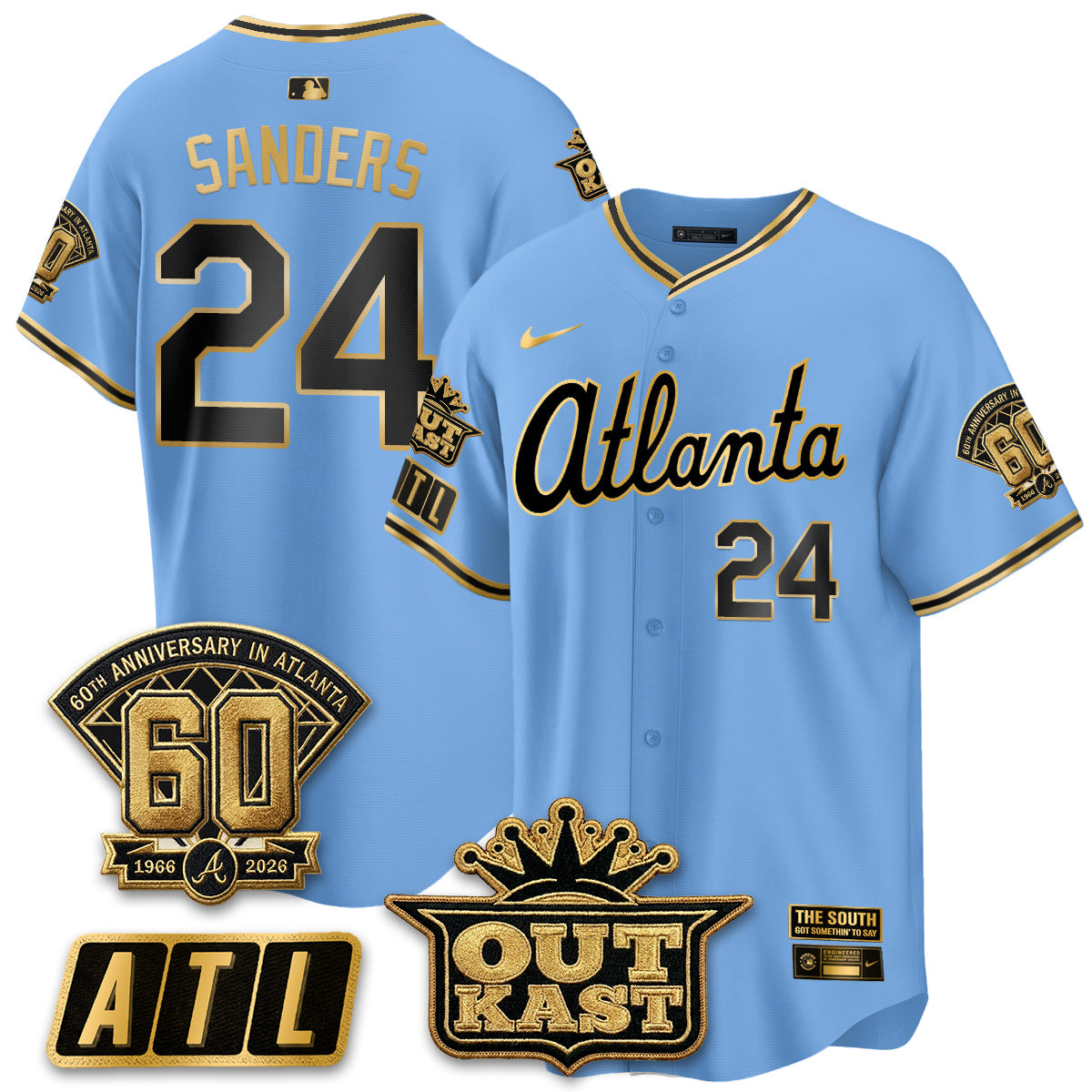 Atlanta Braves 2026 Gothic Edition Vapor Limited Jersey - Stitched