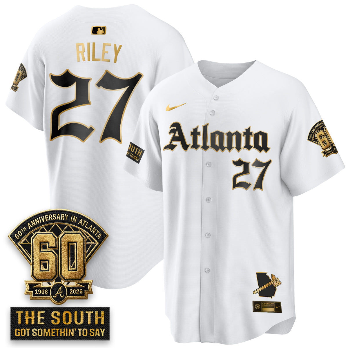 Atlanta Braves 2026 Gothic Edition Vapor Limited Jersey - Stitched V2