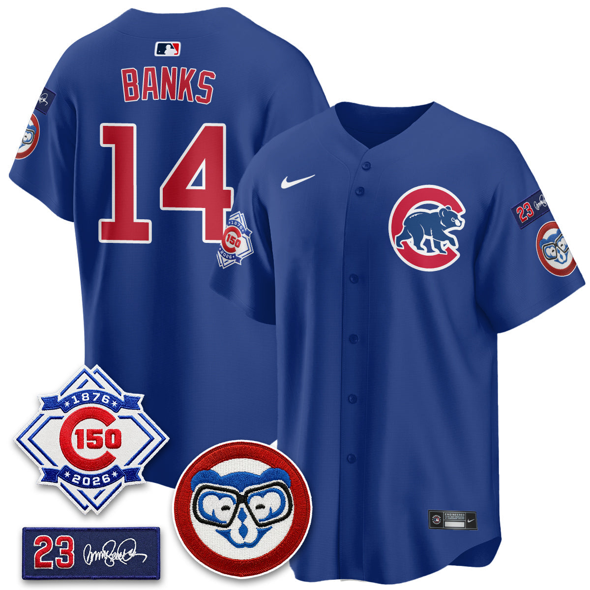 Chicago Cubs 150th Anniversary Holy Cow Vapor Premier Limited Jersey - Stitched