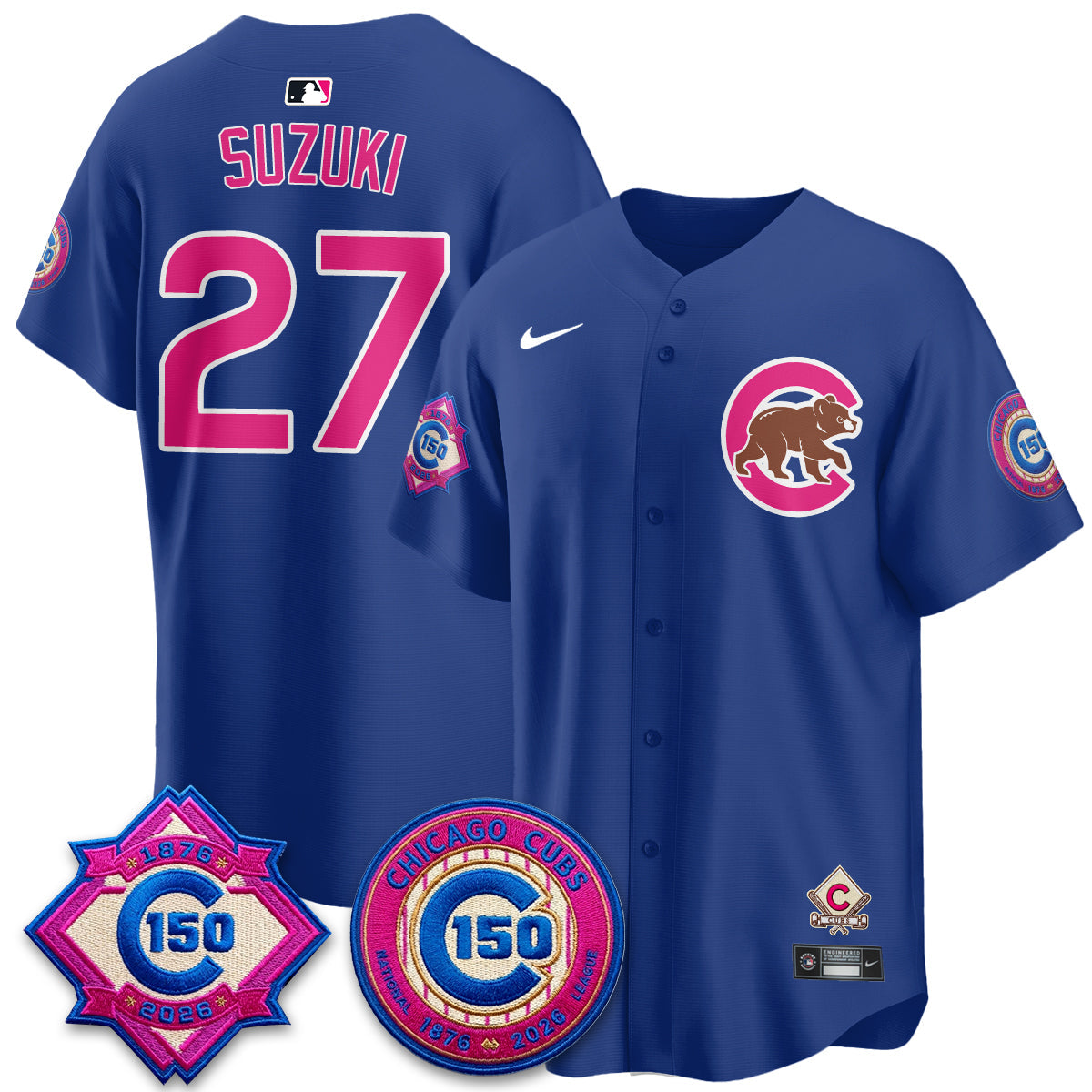 Chicago Cubs x "Graduation" Vapor Limited Jersey - Stitched