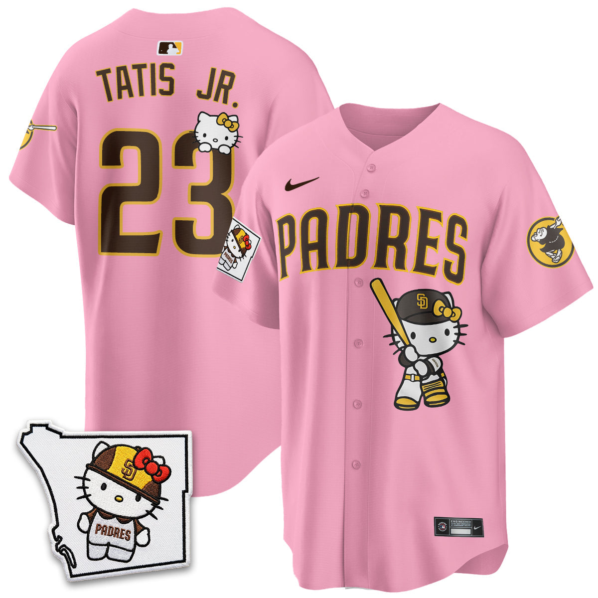 San Diego Padres x Meow KT Vapor Limited Jersey - Stitched V2