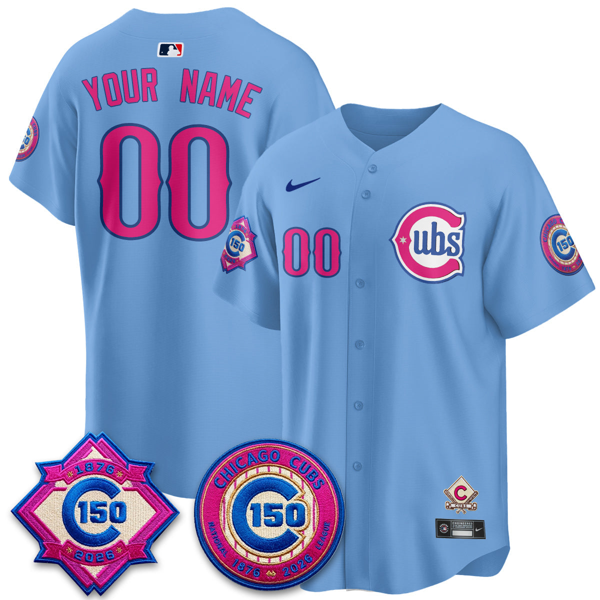Chicago Cubs x "Graduation" Vapor Limited Custom Jersey - Stitched
