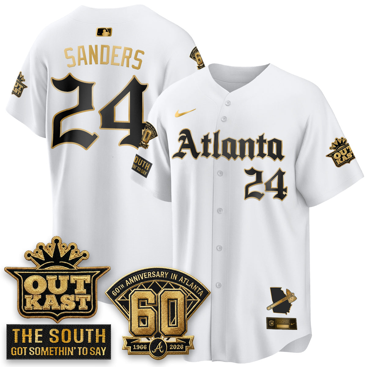Atlanta Braves 2026 Gothic Edition Vapor Limited Jersey - Stitched