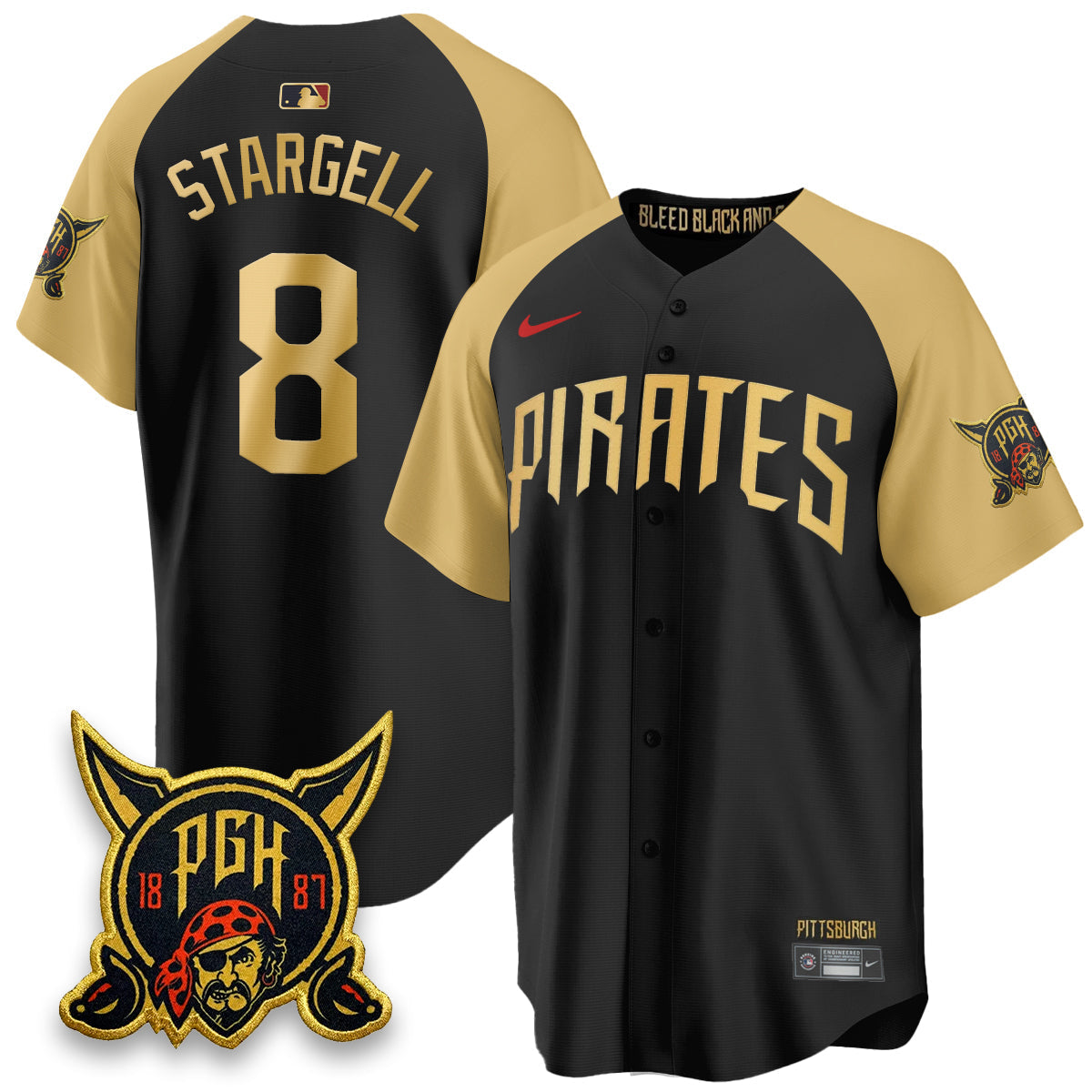 Pittsburgh Pirates 2026 City Connect Vapor Limited Jersey - Stitched