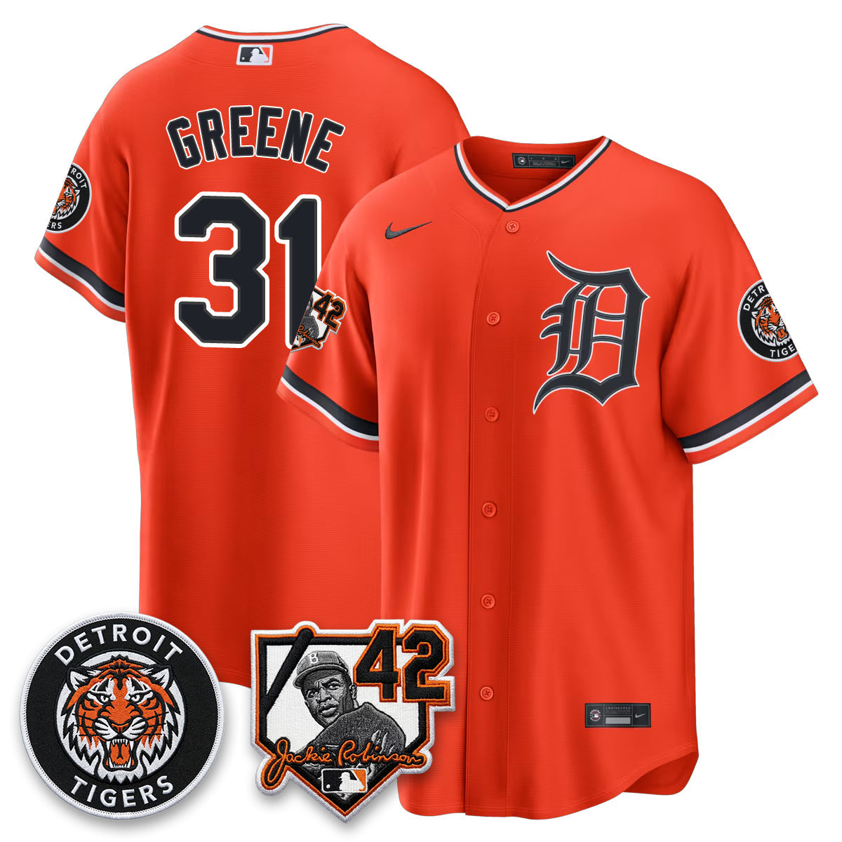 Detroit Tigers 2026 Jackie Robinson Day Vapor Limited Jersey - Stitched