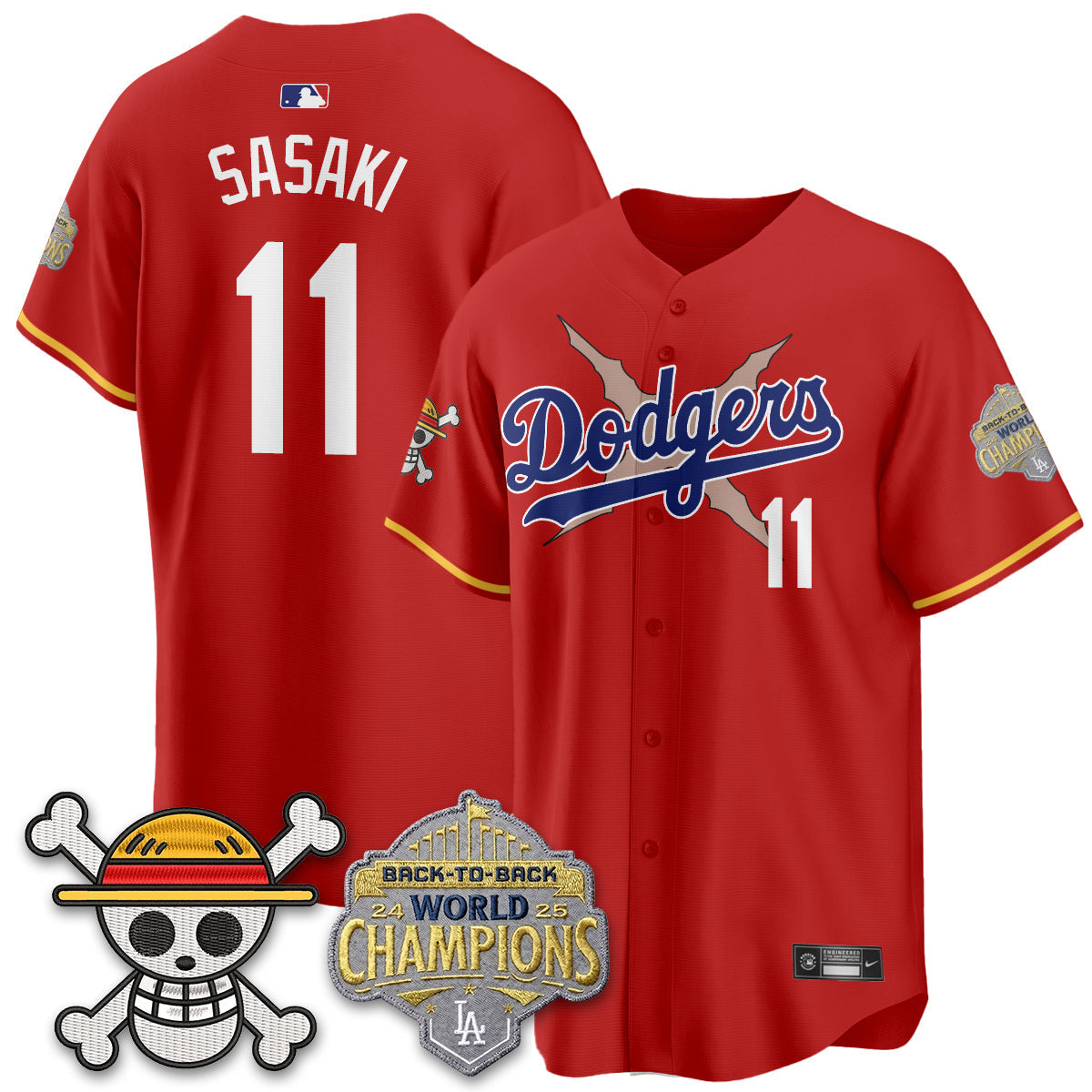 Los Angeles Dodgers x OP Vapor Jersey -Stitched V2-Cuztomshoes