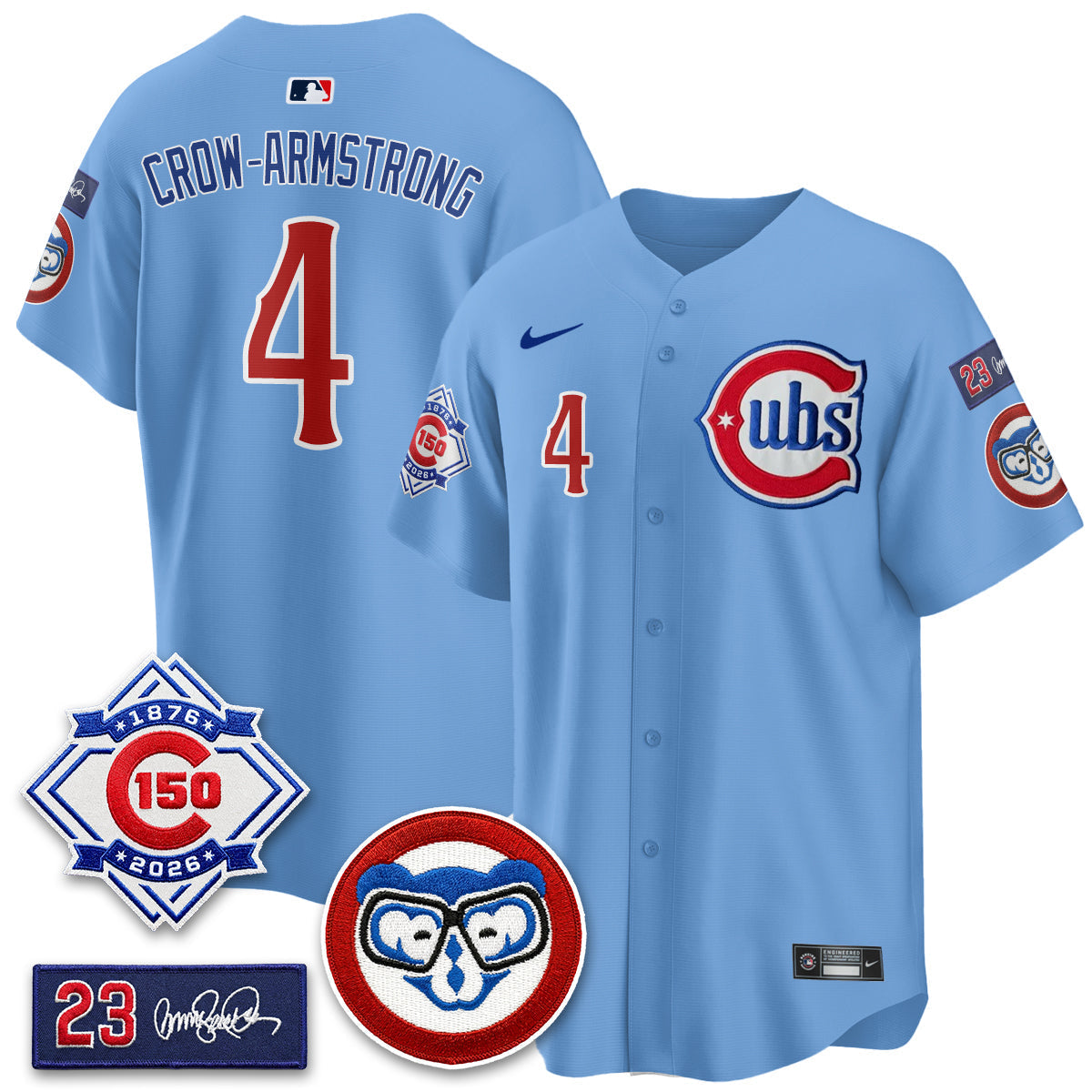 Chicago Cubs 150th Anniversary Holy Cow Vapor Premier Limited Jersey - Stitched