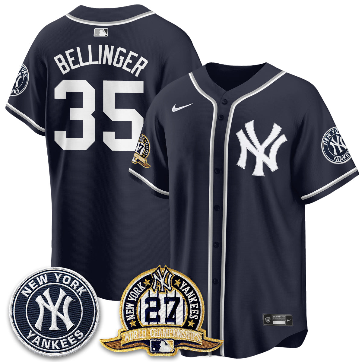 New York Yankees 2026 Black Out Style Vapor Limited Jersey - Stitched