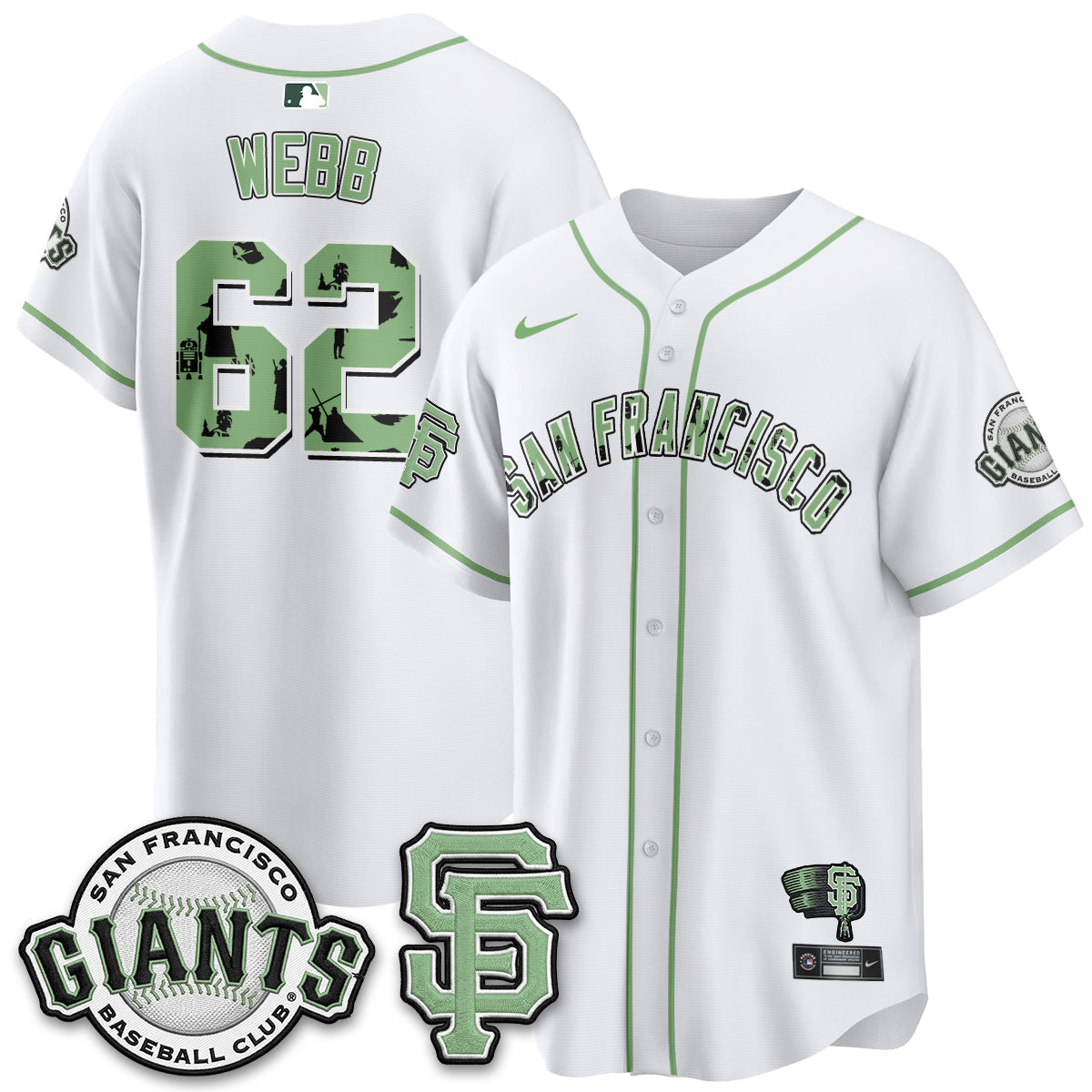 San Francisco Giants 2026 SW Vapor Limited Jersey - Stitched