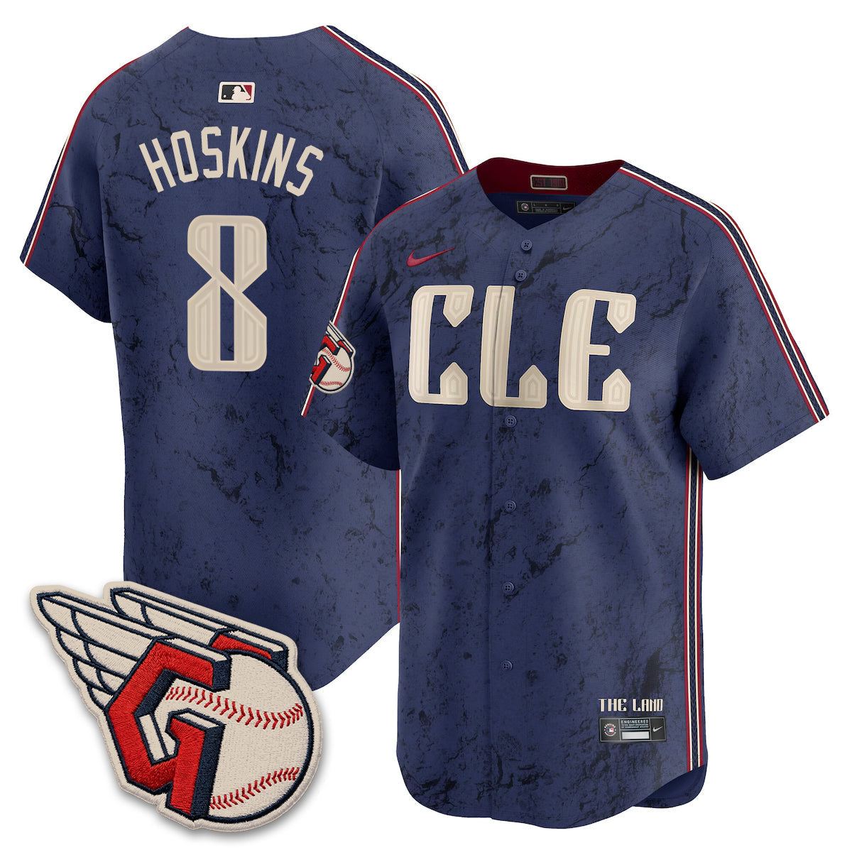 Cleveland Guardians 2026 Black Out Style Limited Vapor Jersey - Stitched