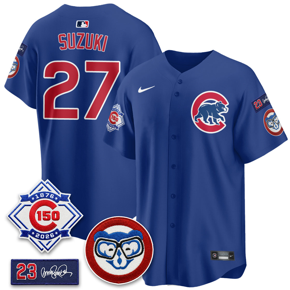 Chicago Cubs 150th Anniversary Holy Cow Vapor Premier Limited Jersey - Stitched