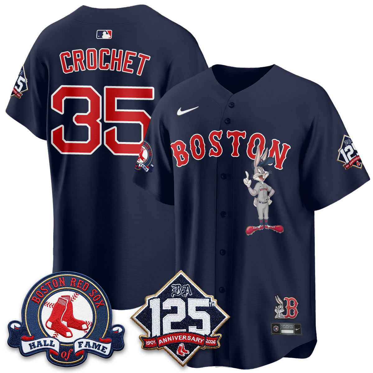 Boston Red Sox x Bunny Vapor Premier Limited Jersey - Stitched