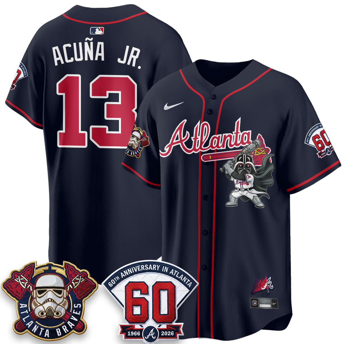Atlanta Braves x SW Vapor Limited Jersey - Stitched