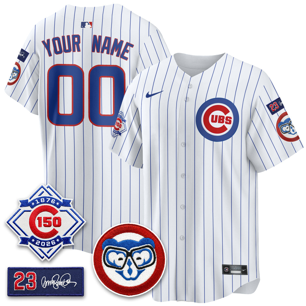 Chicago Cubs 150th Anniversary Holy Cow Vapor Premier Limited Custom Jersey - Stitched