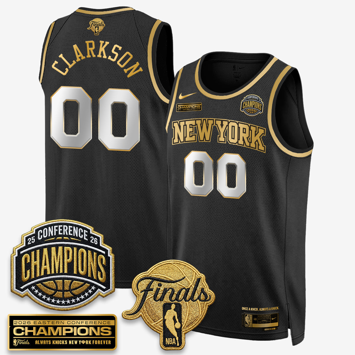New York Knicks 2026 Basketball Eastern Conference Champions Vapor Special Edition Jersey - Stitched-Cuztomshoes