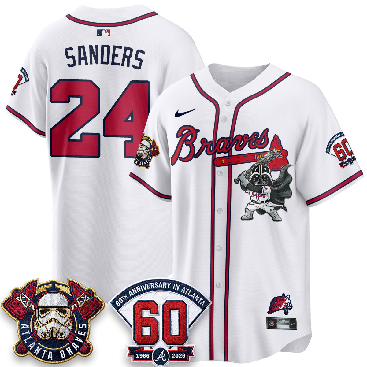 Atlanta Braves x SW Vapor Limited Jersey - Stitched