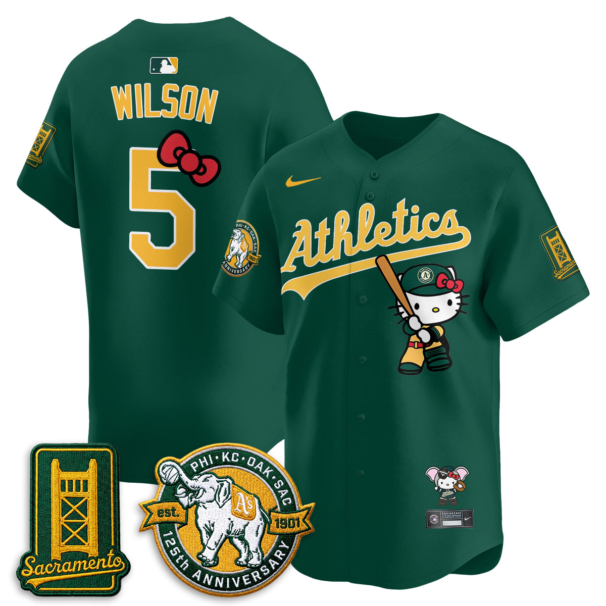 Athletics x Meow KT 2026 Vapor Limited Jersey - Stitched