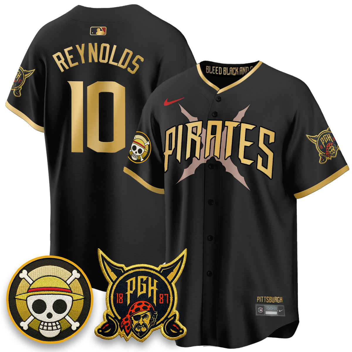 Pittsburgh Pirates 2026 City Connect x OP Vapor Limited Jersey - Stitched