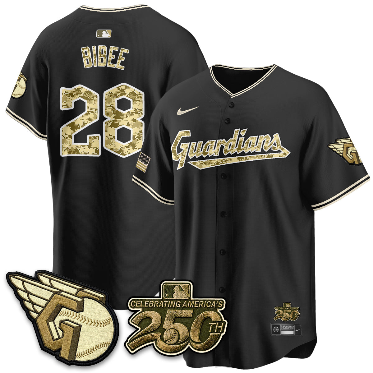 Cleveland Guardians Salute to Service 2026 Vapor Limited Jersey - Stitched